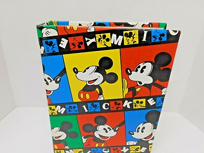 #ad Mickey Mouse Photo Album Disney 4x6 or 3x5 Ring Binder Photos USA $11.95
