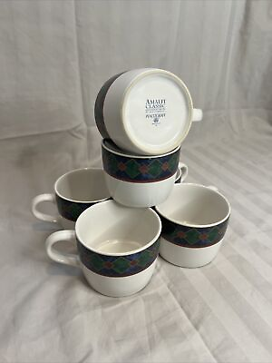 #ad Pfaltzgraff Amalfi Classic Set Of 4 Coffee Tea Mugs Cups by Pat Farrell $19.99