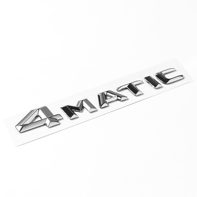 #ad New Chrome 4 MATIC Rear Trunk Letters Badge Emblem For C E S 2014 2016 $12.98