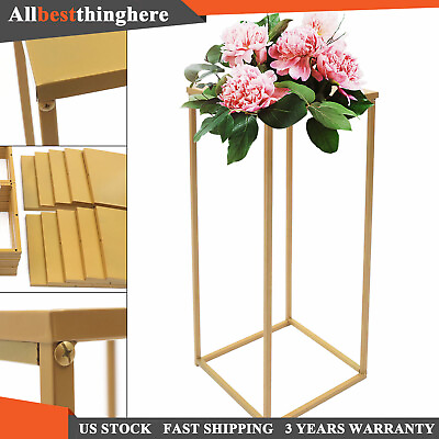 #ad 10Pcs Wedding Flower Stand Centerpieces for Floral Arrangement Gold Vase $123.50