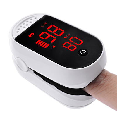 #ad Pulse Oximeter Fingertip Blood Oxygen SpO2 Monitor PR PI heart rate FDA CE $17.99