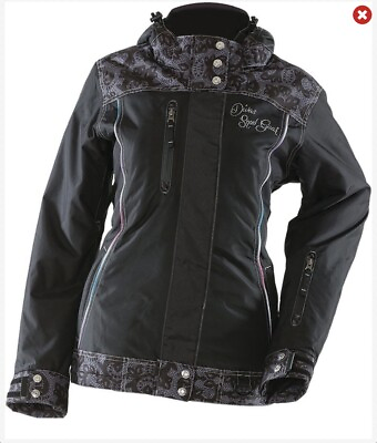 #ad Divas Womens Lace Collection Waterproof Snow Jacket With Removable HoodLarge $149.99