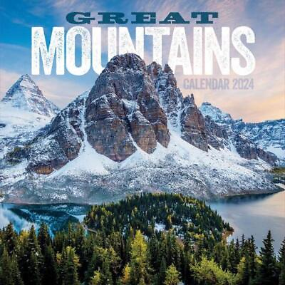 #ad 2024 Great Mountains Plastic Free Wall by Carousel Calendars $13.57