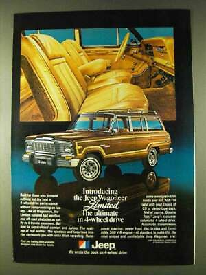 #ad 1979 Jeep Wagoneer Limited Ad The Ultimate $19.99