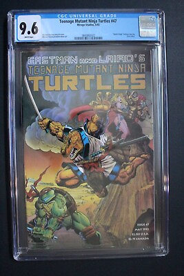 #ad Teenage Mutant Ninja Turtles #47 1st full SPACE USAGI by STAN SAKAI 1992 CGC 9.6 $139.00