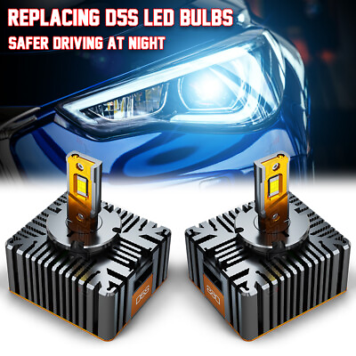 #ad CHUSYYRAY D5S D5R LED Headlight 6000LM 180W Replace HID Xenon Bulbs Super Bright $59.99