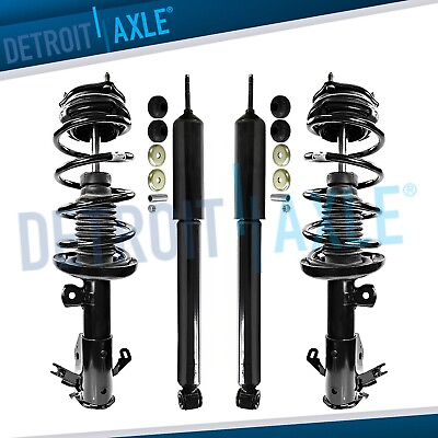 #ad #ad Front Struts w Spring Rear Shock Absorbers for 2012 2013 2014 2015 Honda Civic $177.93