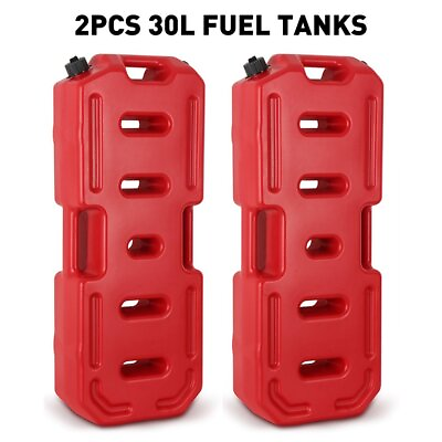 #ad 2X 30L Fuel Tanks Barrel Gas Oil Storage Can Container Pack For JEEP ATV UTV RZR $189.99