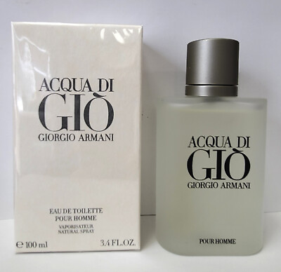 #ad #ad Giorgio Armani Acqua Di Gio 3.4oz Men#x27;s Eau De Toilette Spray Brand New Sealed $29.95