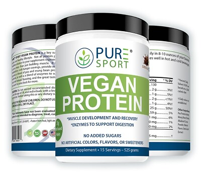 #ad PURE Vegan Protein Available in Chocolate Strawberry and Vanilla $39.90