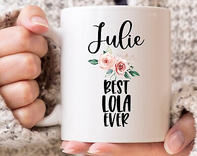 #ad Personalized Gift For Lola Gift Christmas Gift For Lola Birthday Gift Lola Mug $16.99