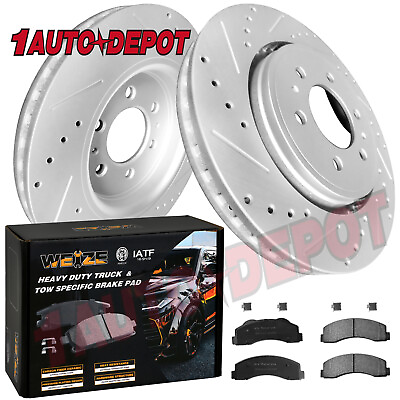 #ad Front Drilled Brake Rotors Pads for Ford F 150 F150 Lincoln Navigator 2010 2020 $159.99