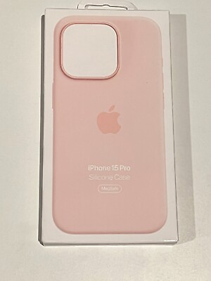 #ad GENUINE Apple Silicone Case w Magsafe iPhone 15 Pro Light Pink $19.95