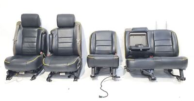#ad Set Of Custom Black And Yellow Seats With DVD OEM 2003 2004 Hummer H2 $899.98