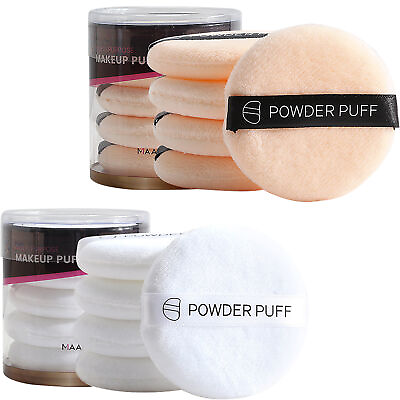 #ad Face Powder 5pcs Puff Soft Washable Powder Applicator Body Loose Makeup Powder $8.75