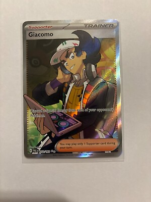 #ad Giacomo 252 193 Full Art Ultra Rare Paldea Evolved Pokémon TCG $1.99