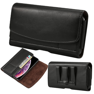 #ad Cellphone Cover Faux Leather Mens Waist Hang Case Belt Holster Clip Pouch Sleeve $13.99