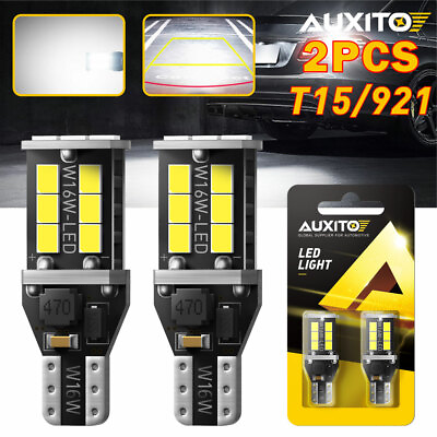 #ad AUXITO LED Reverse Back Up Light Bulb 921 912 W16W 904 906 916 Super White 6000K $7.99