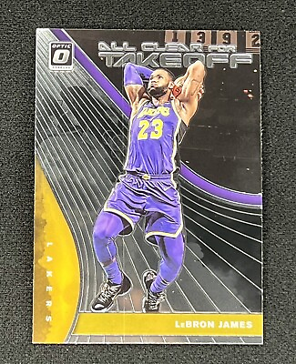 #ad 2019 Donruss Optic #2 LeBron James All Clear for Takeoff Insert Lakers Heat Cavs $3.50