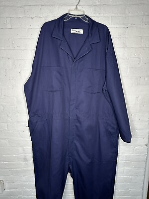 #ad GCA Mechanic Coveralls Size 58R Blue Garment Corporation Of America Made In USA $54.95