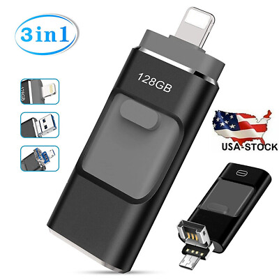 1TB For iPhone Android Smart Phone Photo Stick USB Flash Drive OTG Memory Stick $16.99