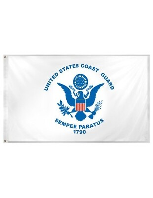 #ad US Coast Guard 2#x27; x 3#x27; Nylon Flag $33.78