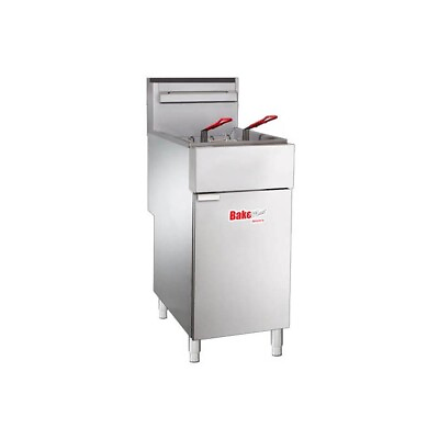 #ad BakeMax BAKEL50 15quot; Full Pot Floor Model LP Gas Fryer w 50 lb Capacity Twin... $2402.52