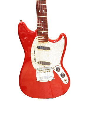 #ad Fender Japan Electric Guitar Mustang Type Red 2S MG66 65 Musical Instrument $1083.76