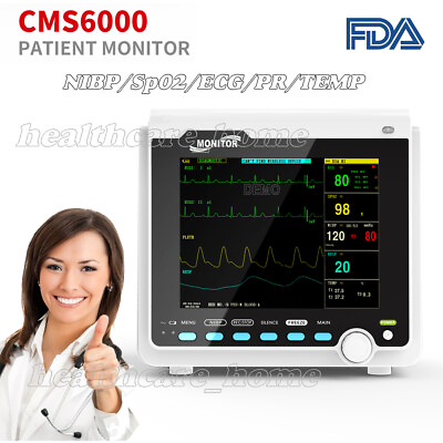 #ad Portable Medical Patient Monitor 8quot; ICU Vital Signs ECGRESPSpO2PRNIBPTEMP $459.00