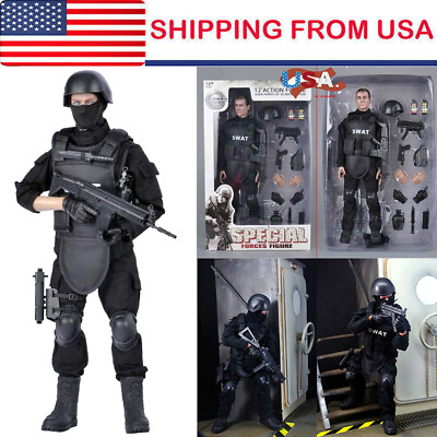 #ad #ad 12 inch SWAT Soldier Action Figures Military Collection Model Toy Kids Gifts $26.59