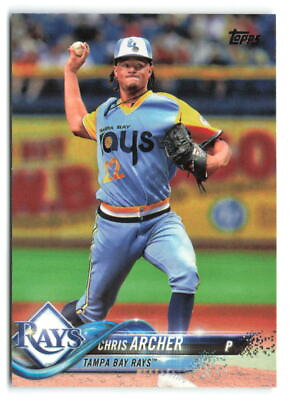 #ad 2018 Topps Chris Archer #191 Tampa Bay Rays $1.50