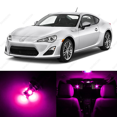 #ad 6 x Pink LED Interior Lights Package For 2013 2016 Scion FRS PRY TOOL $9.99
