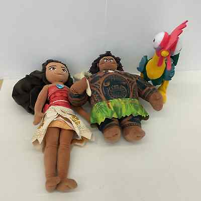 #ad Cute Cuddly LOT Disney Moana Character Plush Toys Rooster $30.00