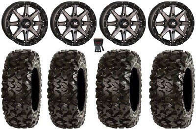 #ad High Lifter HL10 14quot; Wheels Smoke 26quot; Rip Saw Tires Can Am Renegade Outlander $1174.92