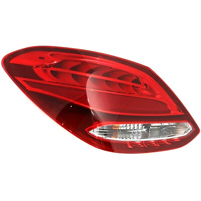 #ad Tail Light For 15 16 Mercedes Benz C300 16 C450 AMG 15 C400 Driver Side Halogen $129.41