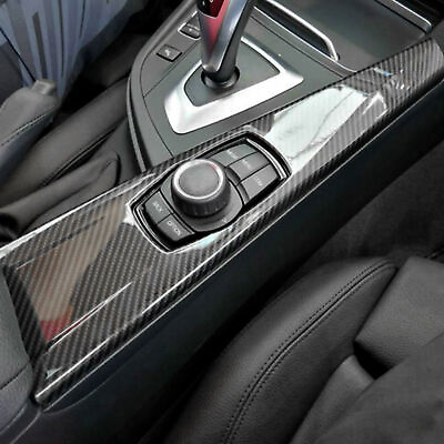 #ad Carbon Fiber Multimedia Panel Cover Trim For BMW 3 Series F30 F34 2013 2019 US $16.99