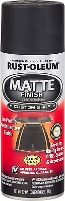 #ad Rust Oleum 263422 Automotive Matte Finish Spray Paint 12 oz Matte Black $11.90