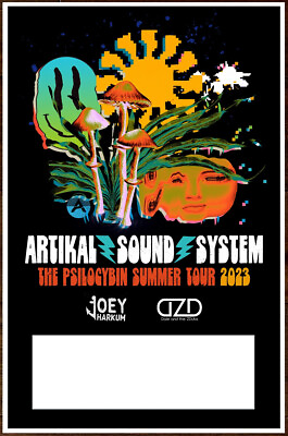 #ad ARTIKAL SOUND SYSTEM Summer Tour 2023 Ltd Ed New RARE Poster Reggae Rock Ramp;B $29.99