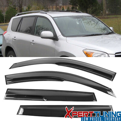 #ad Fits 06 12 Toyota RAV4 XA30 Mugen Style Acrylic Window Visors Vent Deflector 4PC $23.98