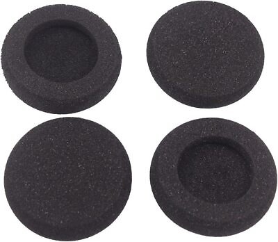 #ad Mini Headset Ear Cushions Replacement Foam Pads for Plantronics Earbuds 4 Pack $8.49