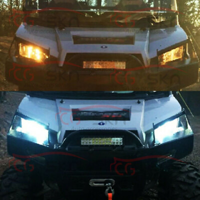 LED Bulbs Headlights for Polaris Ranger RZR 800S 900S 1000 XP Light Ranger 100W $28.70