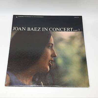 #ad Joan Baez In Concert Part 2 LP Record Vanguard 1965 VRS 9113 Reissue $6.99