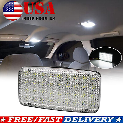 #ad Dome Roof Ceiling Interior Light Reading White Rectangle LED Auto Van Trailer US $13.29