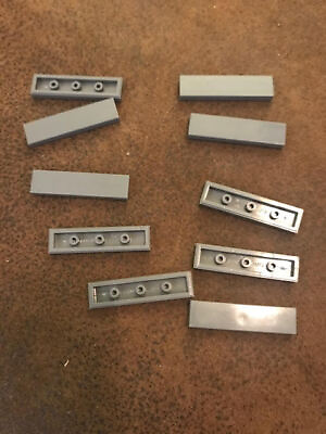 #ad Lego 1x4 finish plate x10 you choose blue gray $0.99