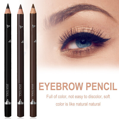 #ad 12pcs Eyebrow Pencil Eye Brow Eyeliner Pen Long lasting waterproof $10.29