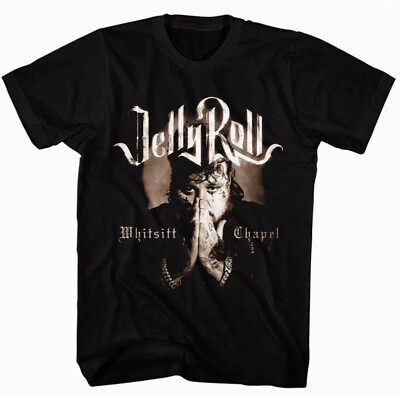 #ad New Authentic Jelly Roll Whitsitt Chapel Album Tattoo Band T Shirt badhabitmerch $25.89