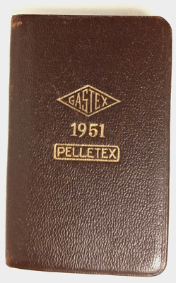 #ad Pampa Texas Pelletex Address Log Info Book Multi Organizer 1951 f2 $12.00
