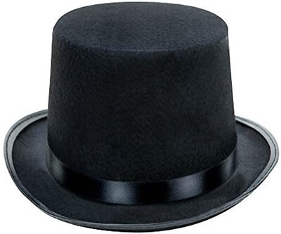 #ad Classic Black Top Hat steampunk theatrical stage dance spot light costume parade $17.05
