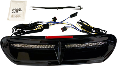 #ad Custom Dynamics Genesis« 4 All In One Dynamic Led Batwing Fairing Vent Insert $149.75